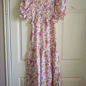 Cute flower patter maxi